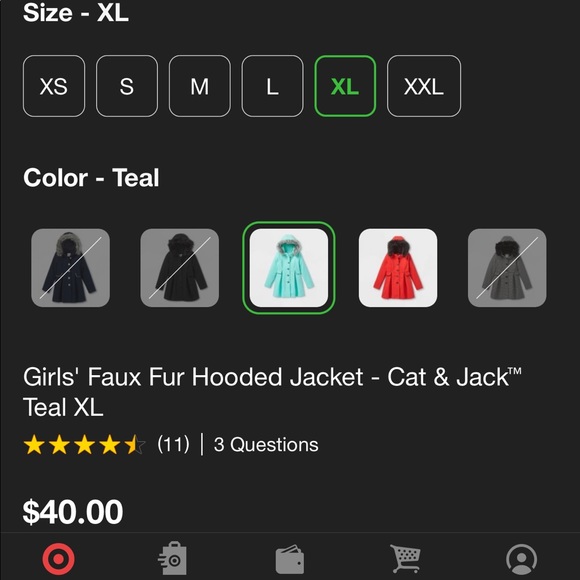 Girls Faux Fur Jacket - Picture 6 of 6